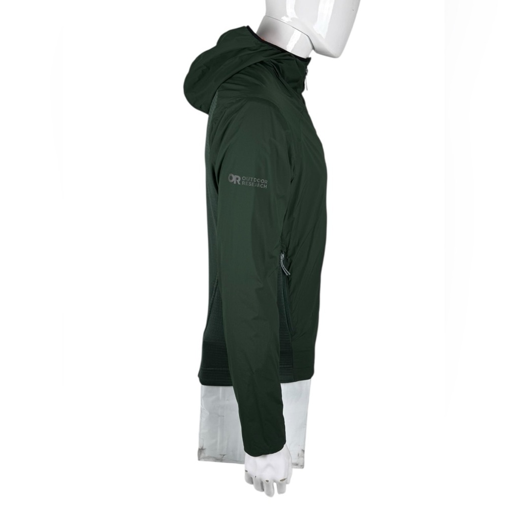 Outdoor Research Mens Medium Deviator Hoodie Gree… - image 5